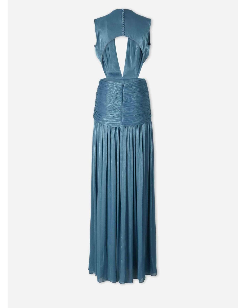 Costarellos Blue Maxi Dress Silla