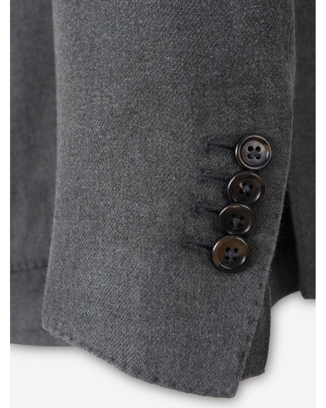 Santa Eulalia Black Straight Blazer for men