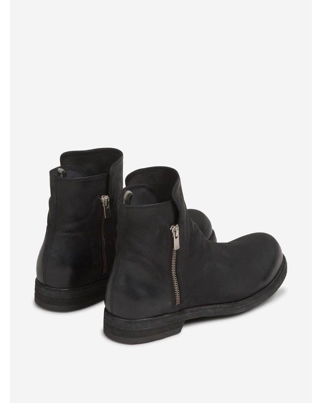Officine Creative Black Bulla Dd 113 Boots for men