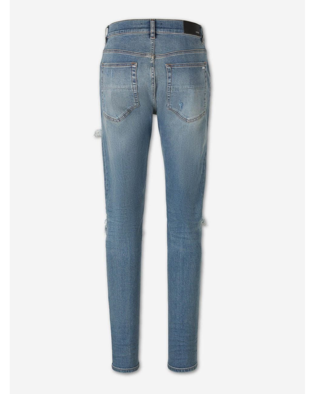 Amiri Blue Ripped Slim Jeans for men