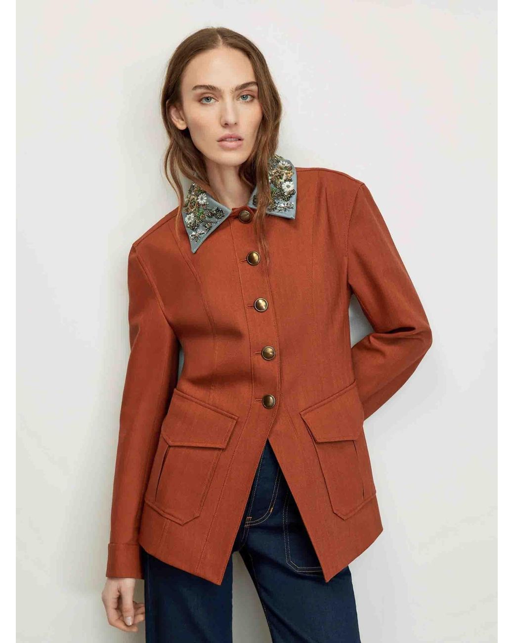 Veronica Beard Brown Laramie Casual Jacket