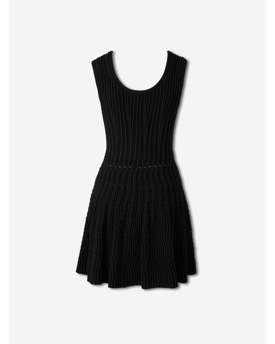 Alaïa Black Mini Knit Dress