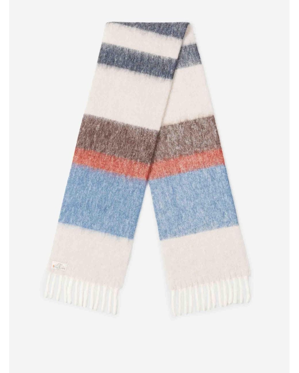 Santa Eulalia Blue Alpaca Scarf for men