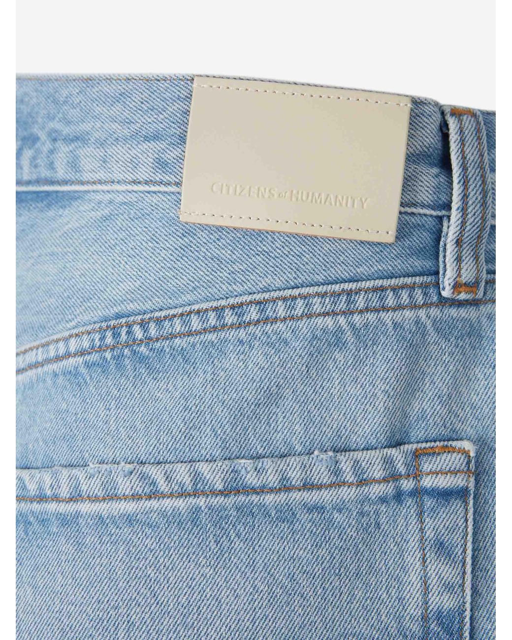 Citizens of Humanity Blue Ayla Bermuda Shorts
