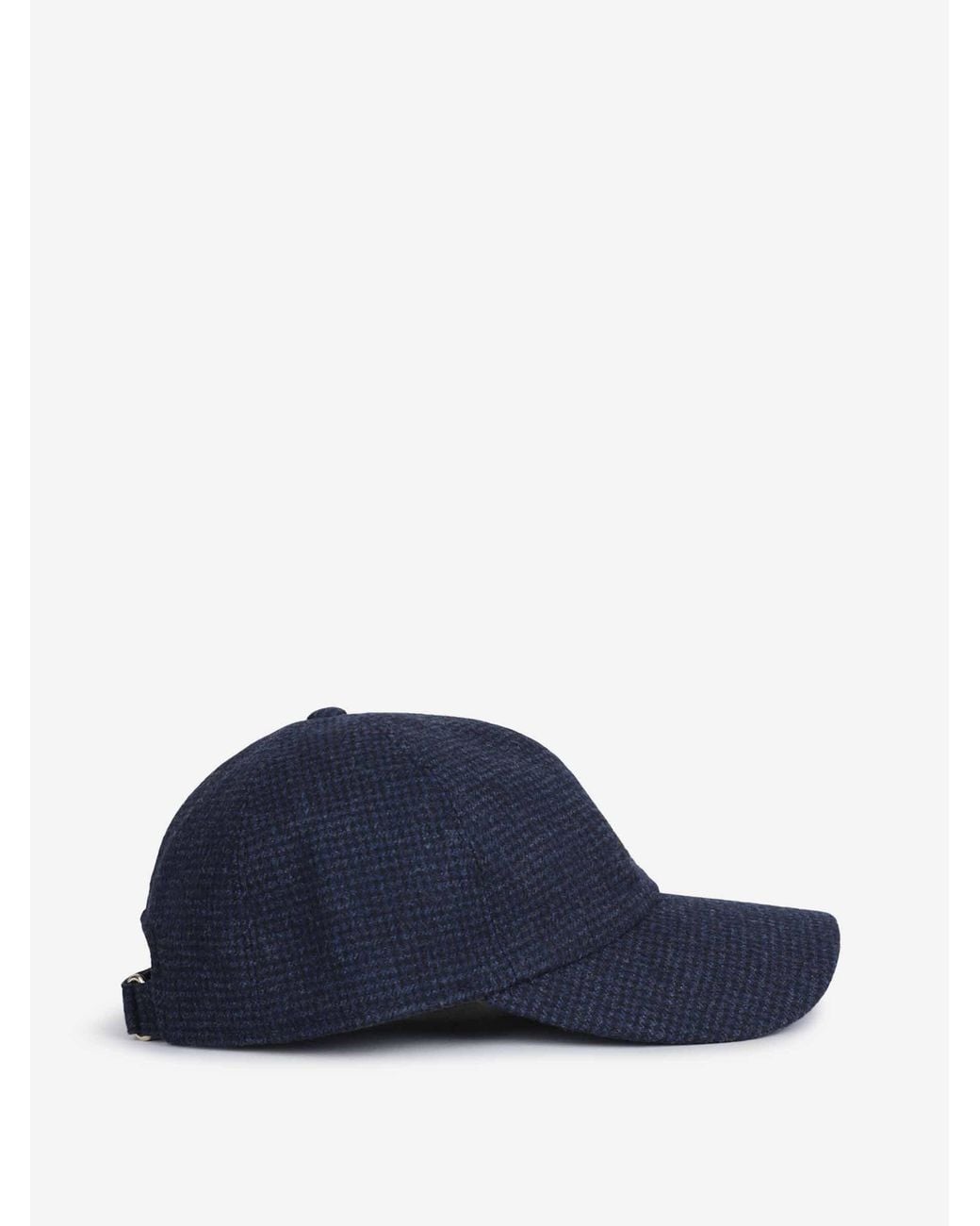 Borsalino Blue Wool Cap for men