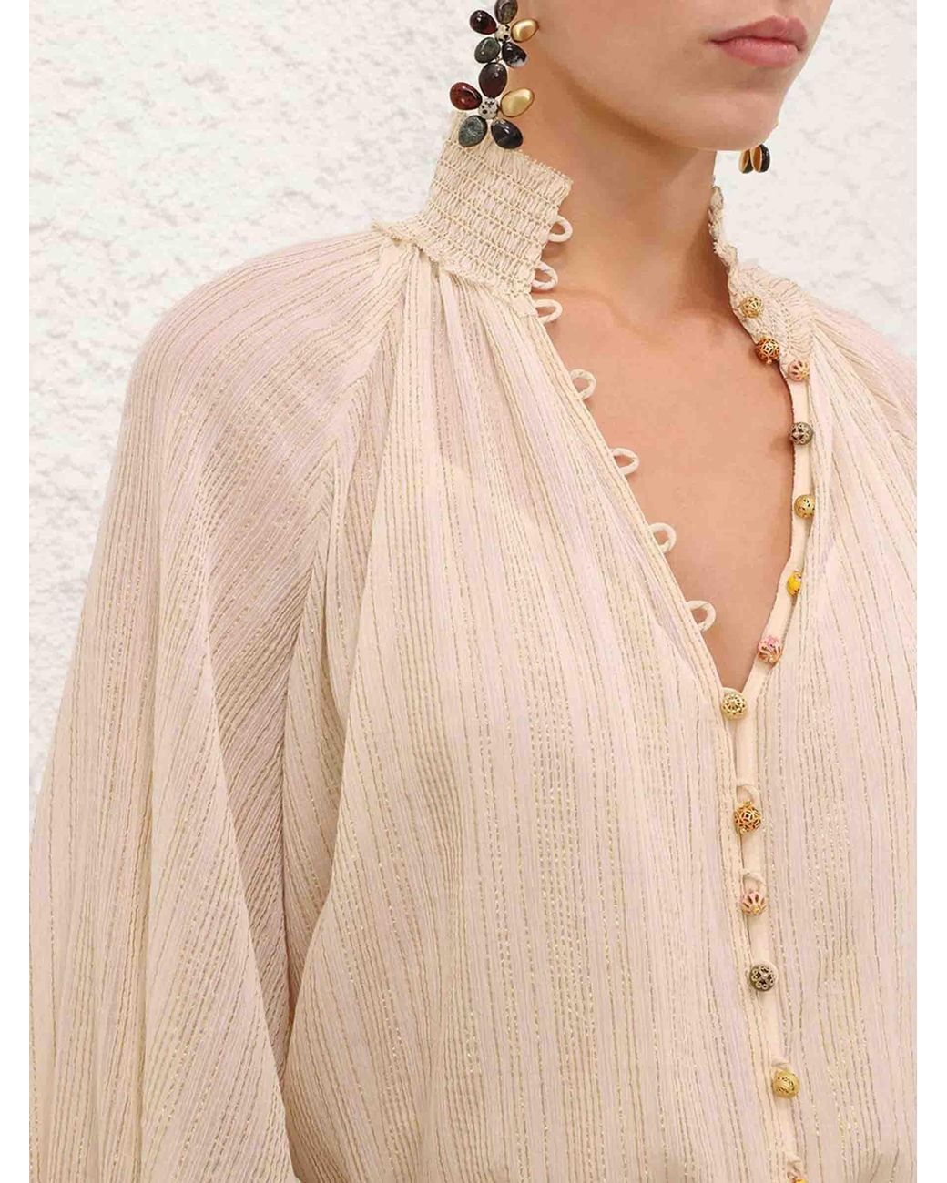 Zimmermann White Aster Bluse