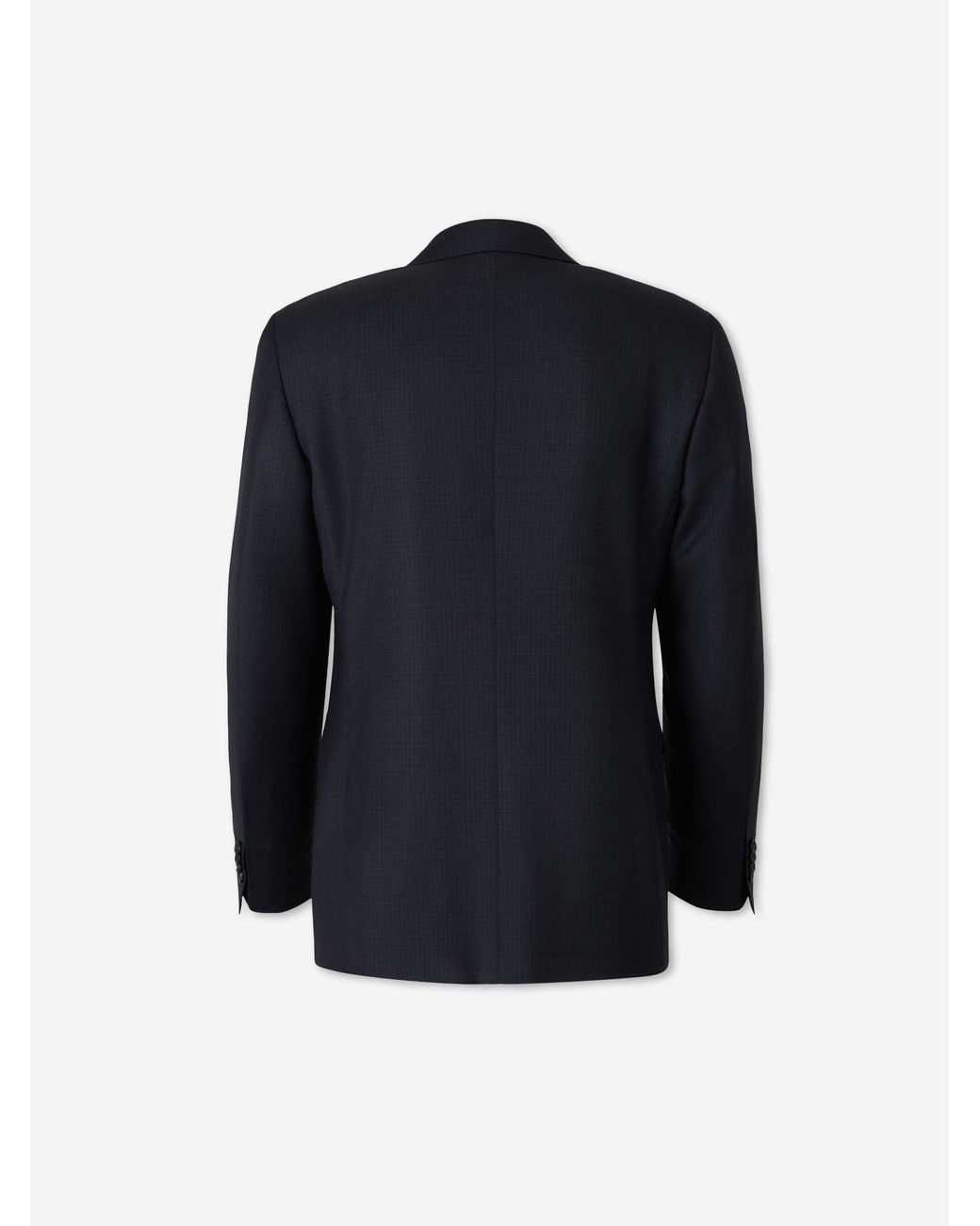 Canali Blue Straight Wool Suit for men