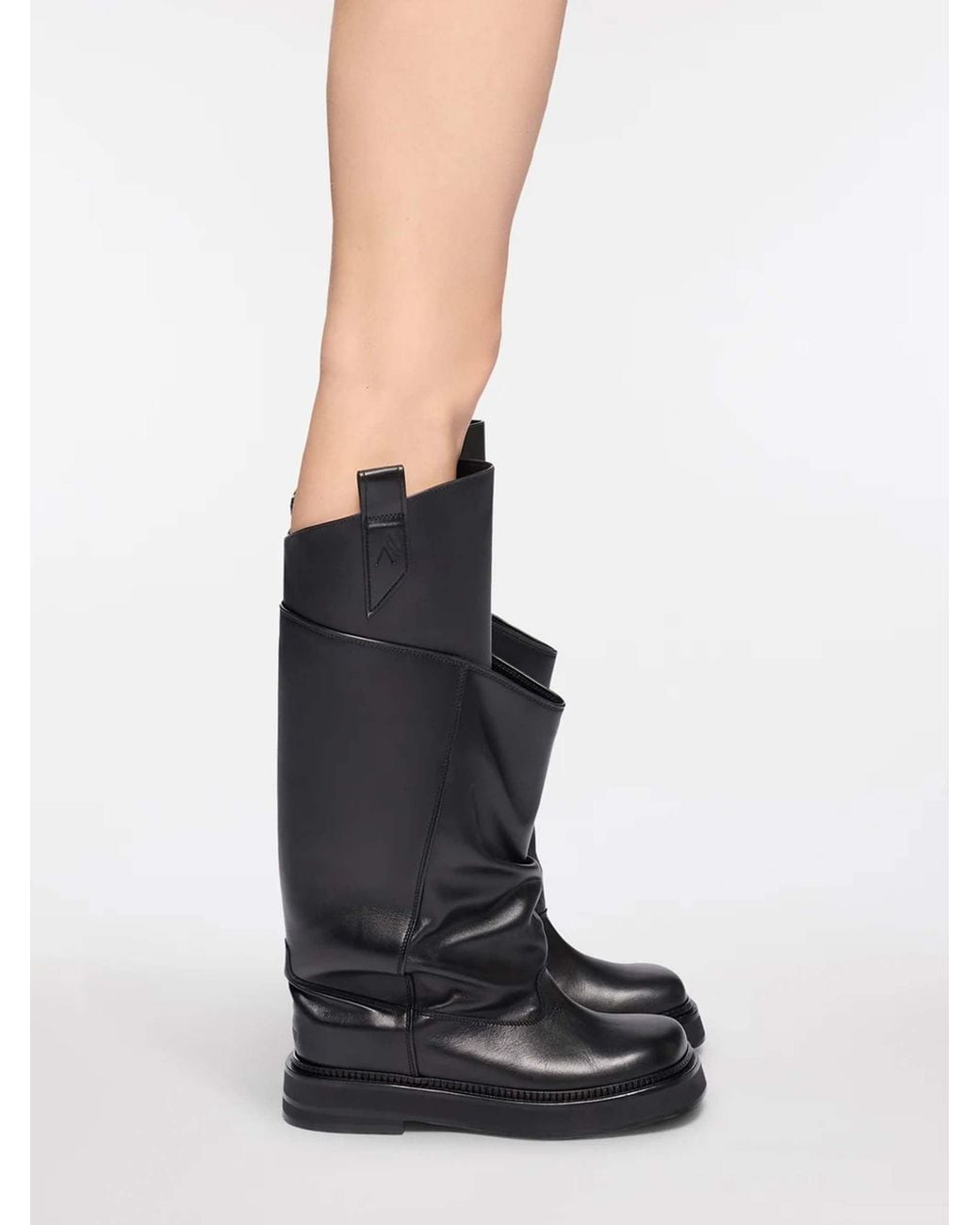 The Attico Black Robin Passeggiata Boots