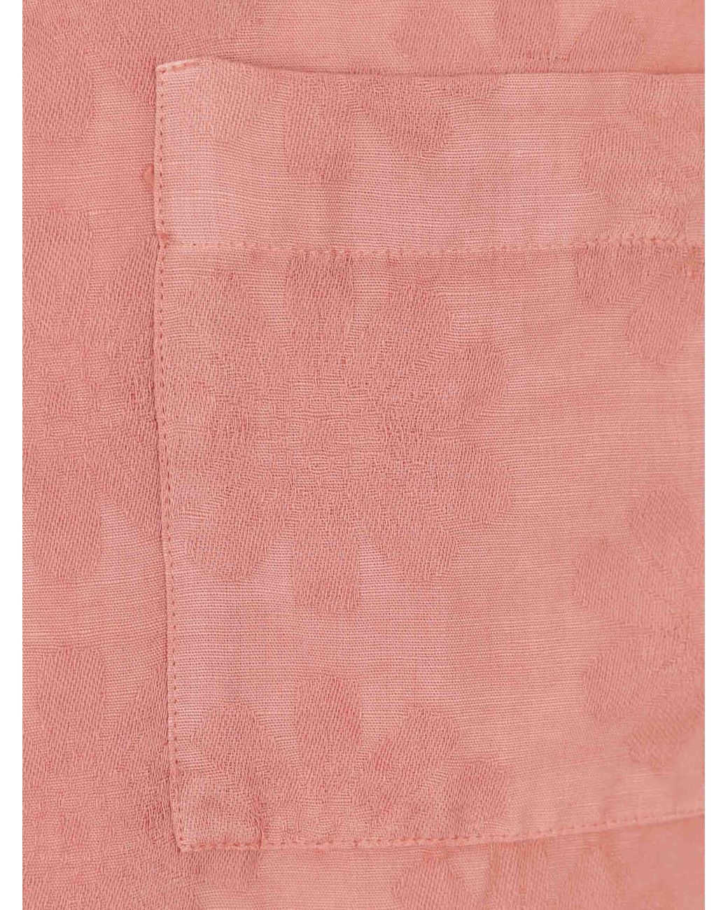 Vincenzo Di Ruggiero Pink Linen Casual Shirt for men
