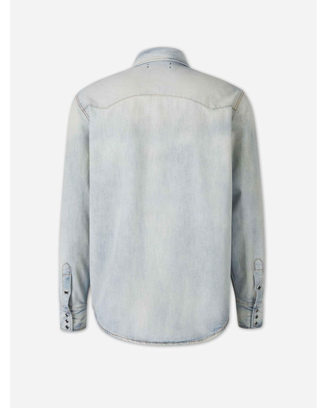 Amiri Blue Western Denim Shirt for men