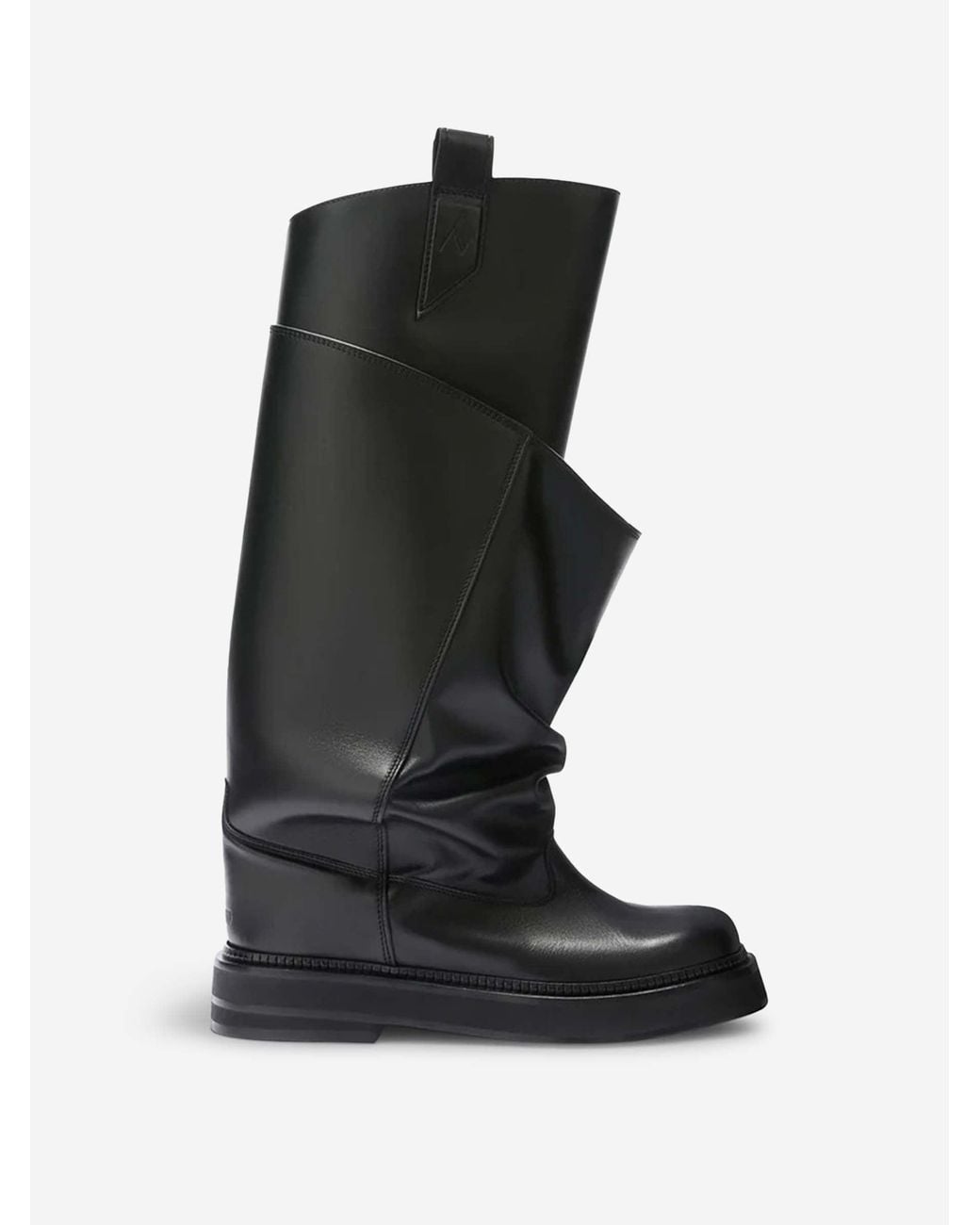 The Attico Black Robin Passeggiata Boots