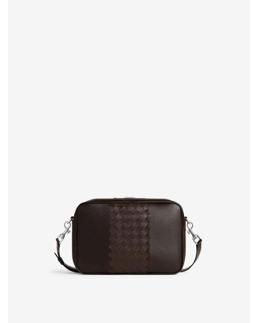 Sac À Bandoulière Intrecciato Pour Appareil Photo Bottega Veneta pour homme en coloris Brown