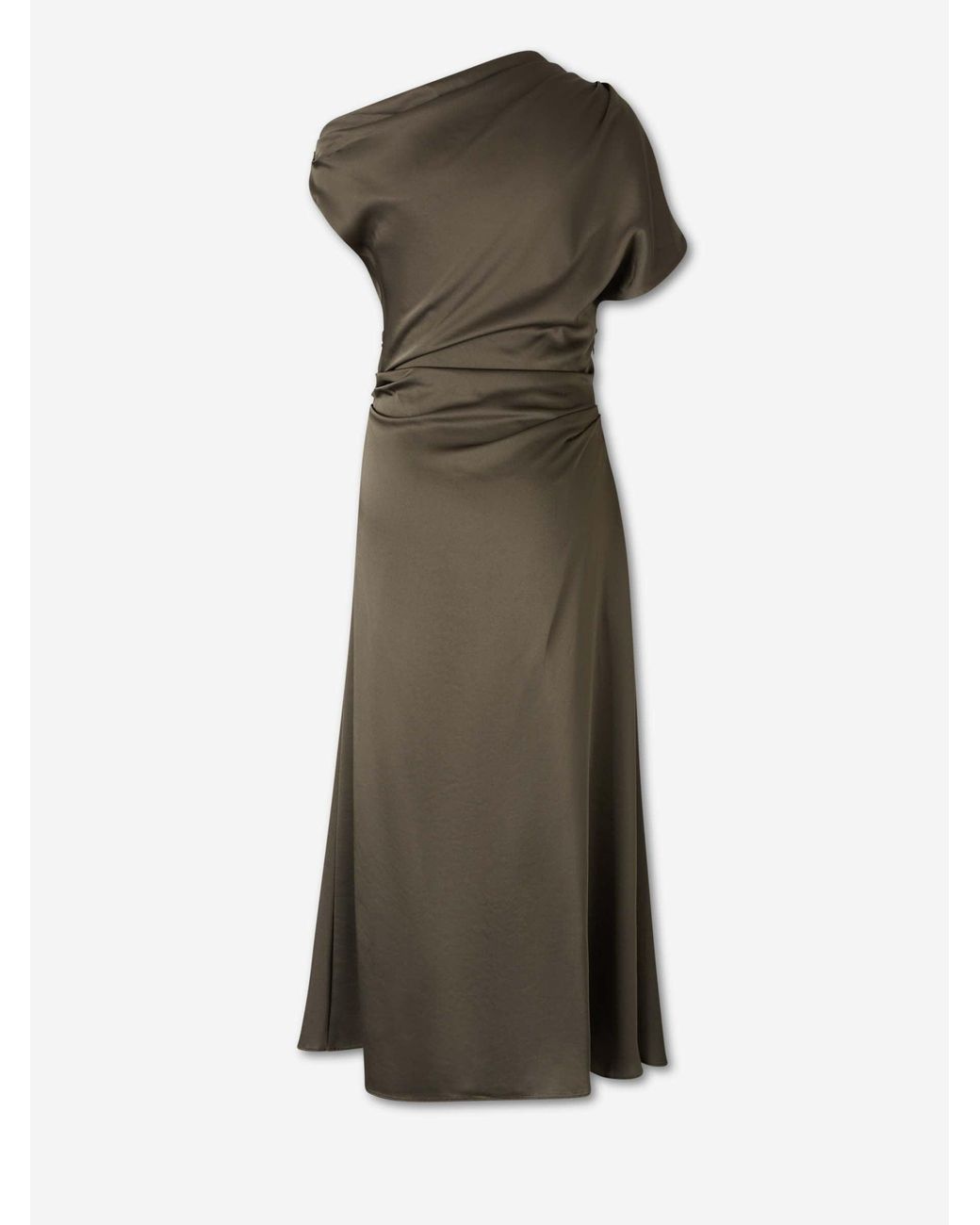 Jonathan Simkhai Green Asymmetrical Midi Dress