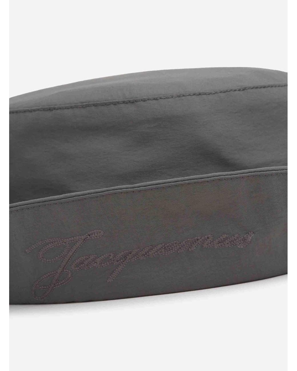 Jacquemus Gray Bob Baluchon Hat for men