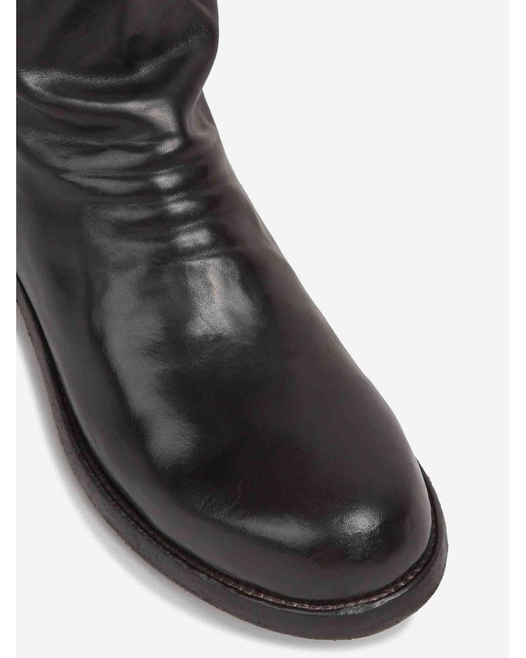 Officine Creative Black Bulla Dd 113 Boots for men