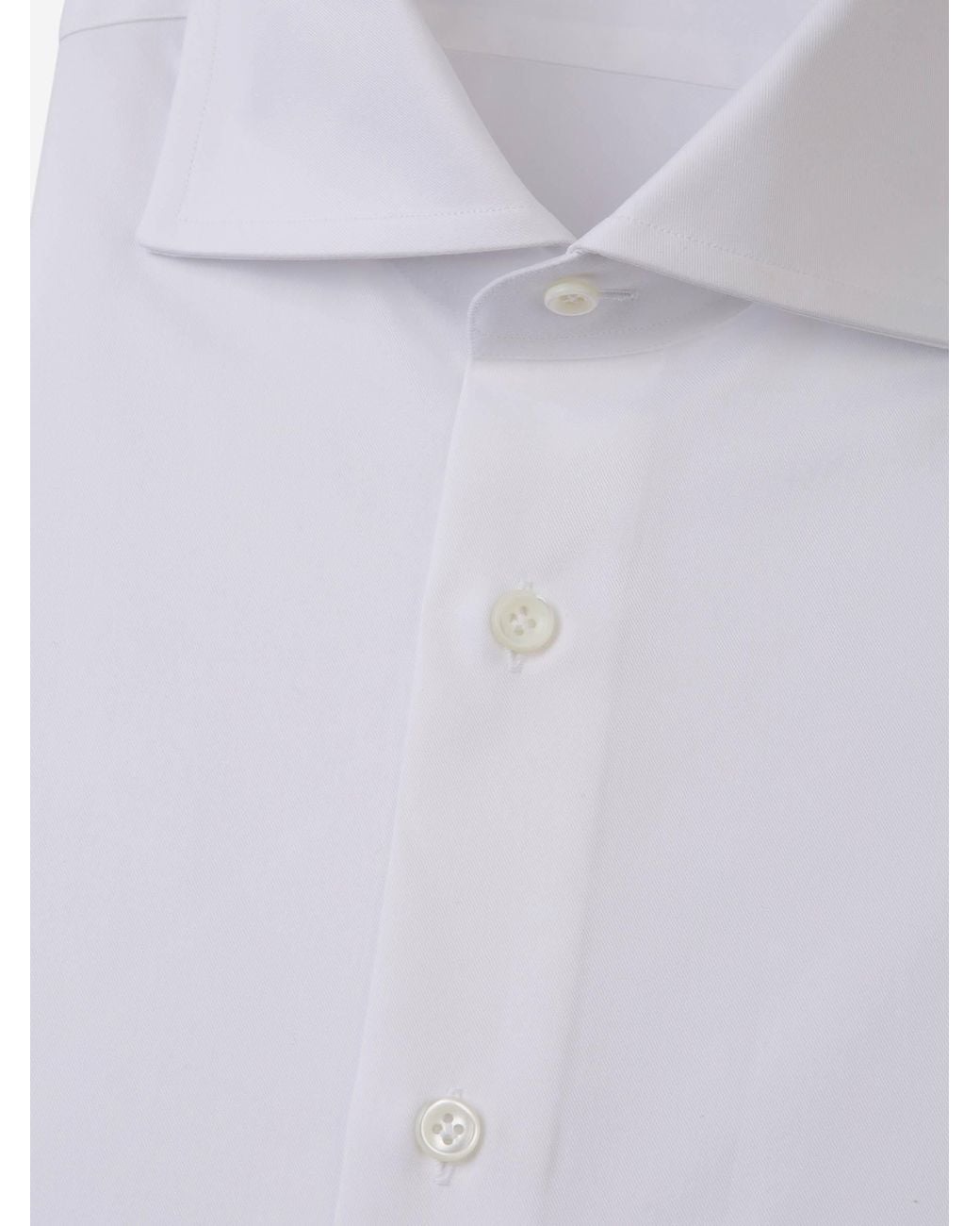 Santa Eulalia White Classic Fit Formal Shirt for men