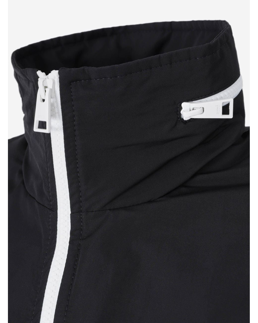 AMI Blue Logo Technical Jacket for men