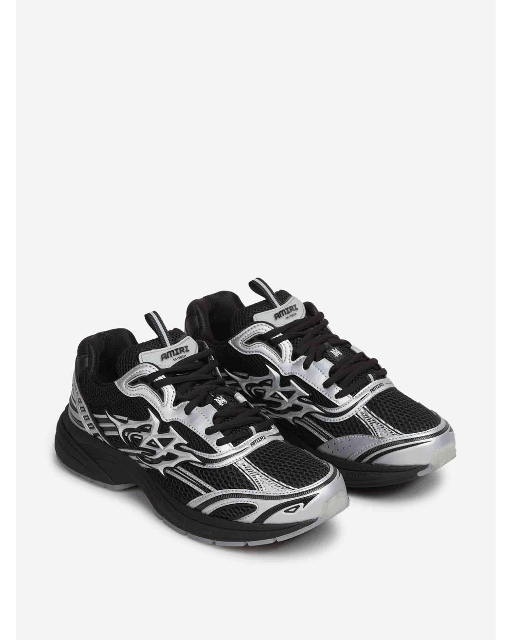 Amiri White Metallic M-Tech Sneakers for men