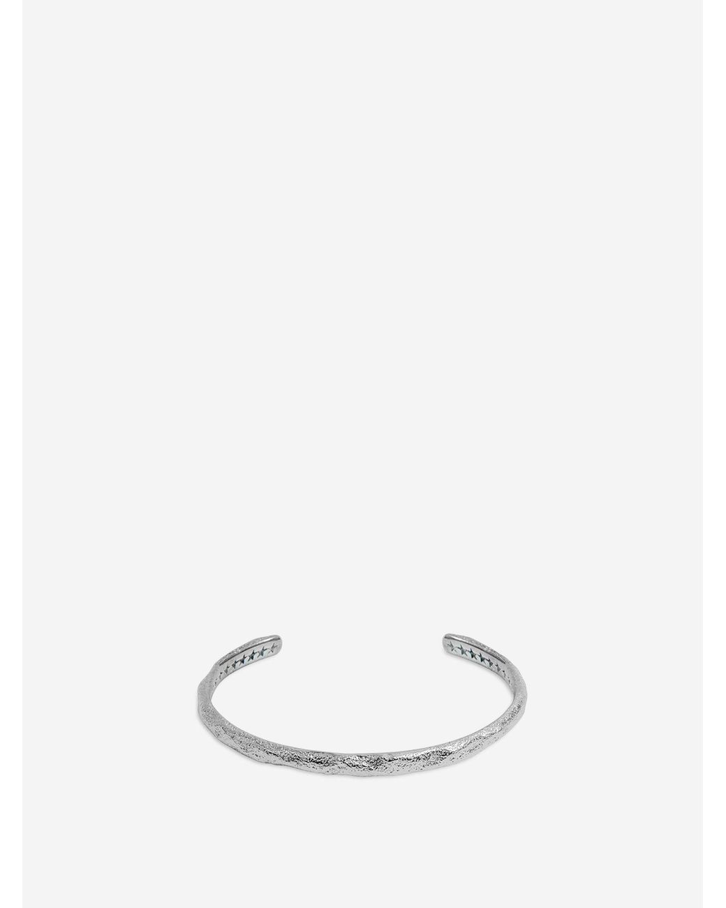 Twojeys White Organic Bangle Bracelet S for men