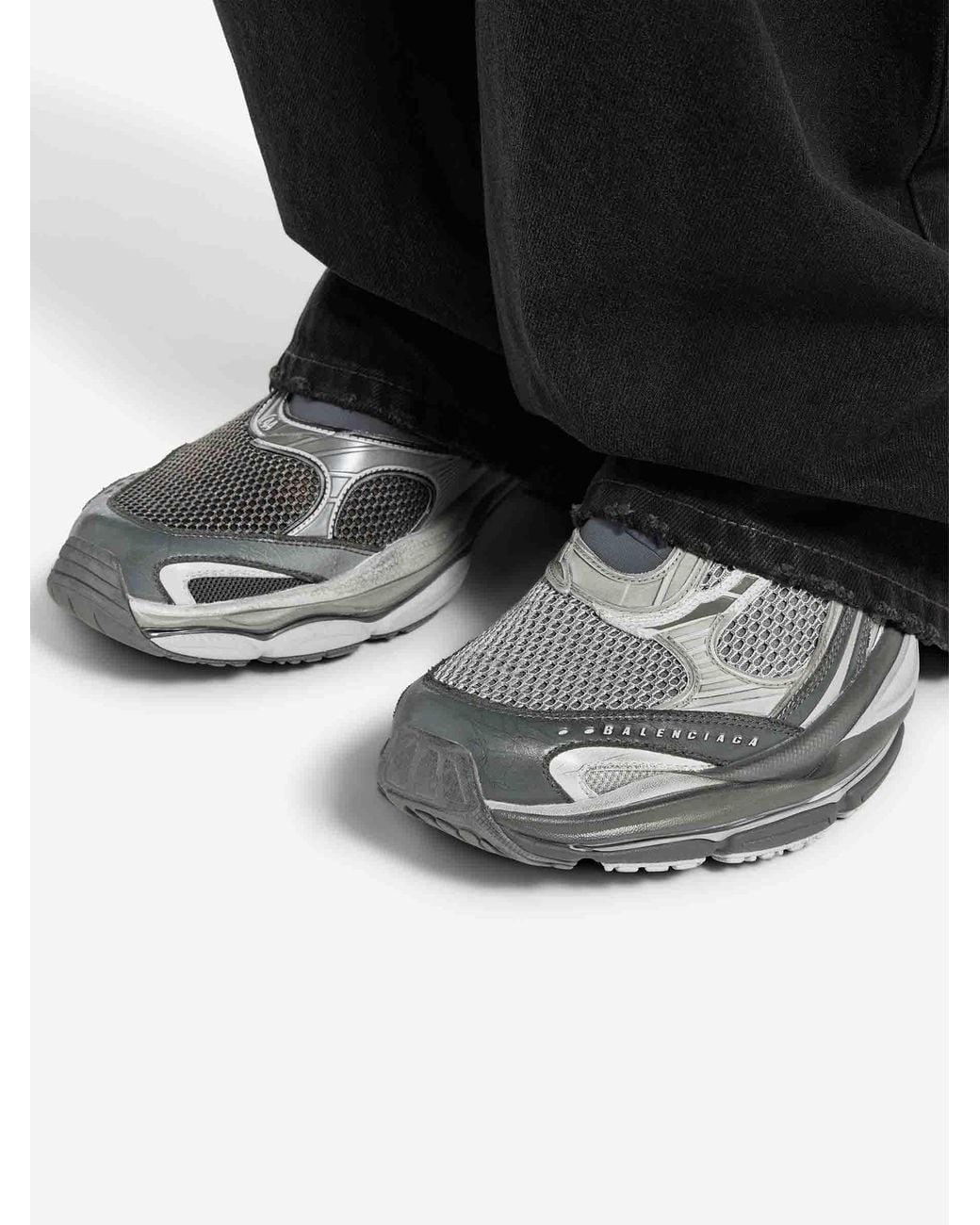Balenciaga Gray D'Orsay Sneaker for men