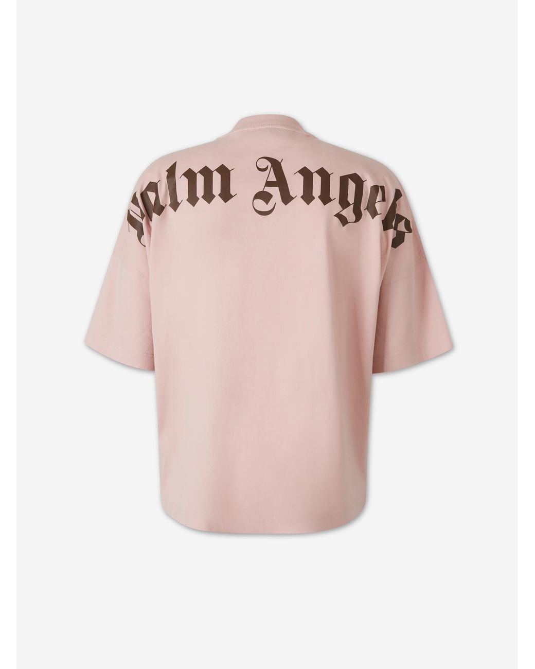 Palm Angels Pink Short Sleeve T-Shirt for men