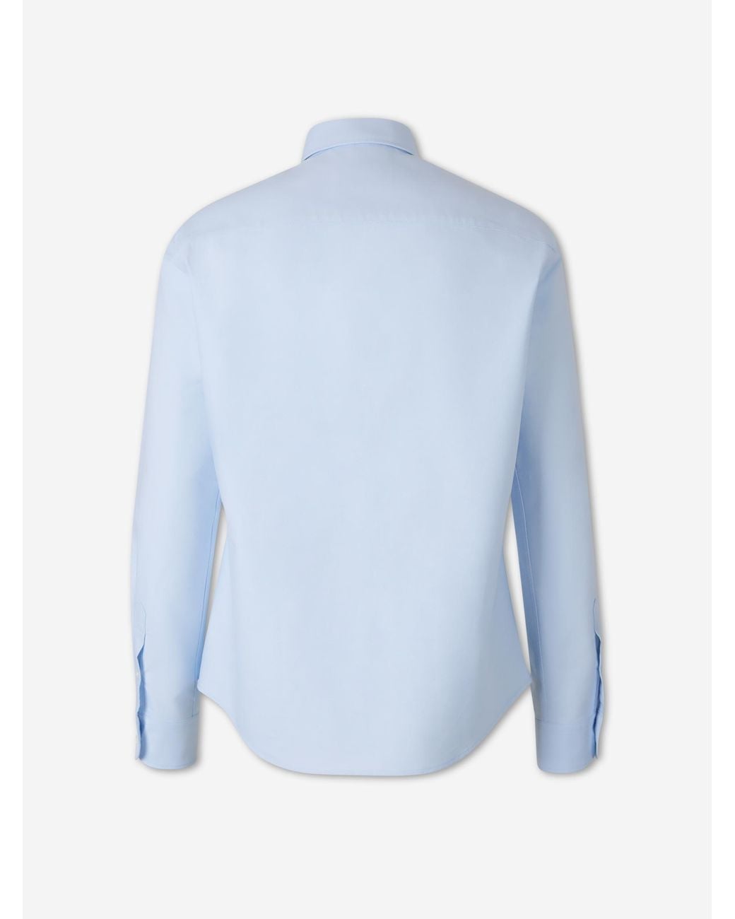 AMI Blue Casual Cotton Shirt for men