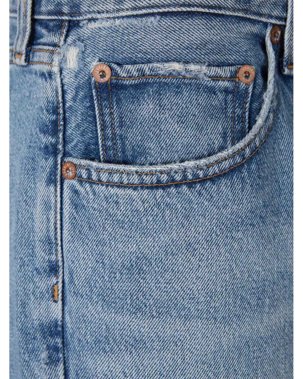 Jeans Rectos Algodón Agolde de color Blue
