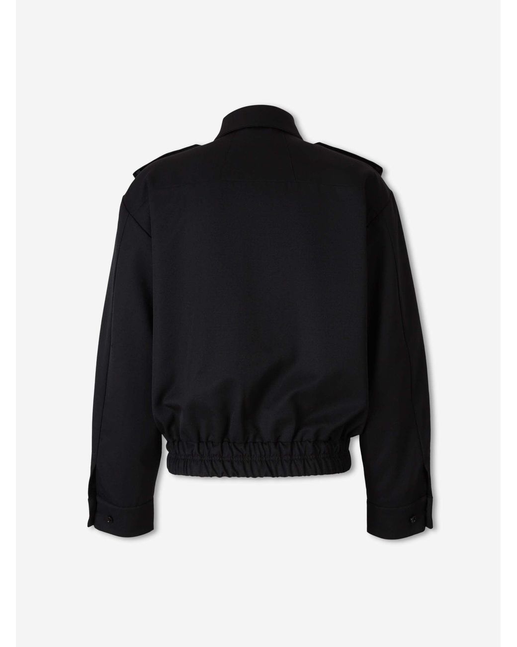 Rhude Black Casual Wool Jacket for men