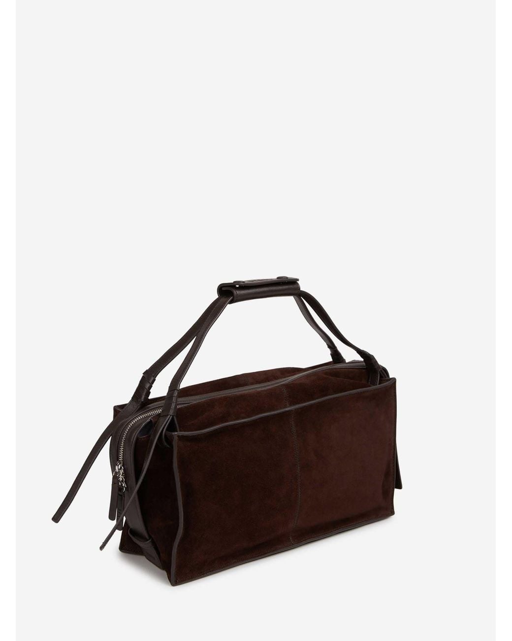 Staud Brown Harold Suede Bag