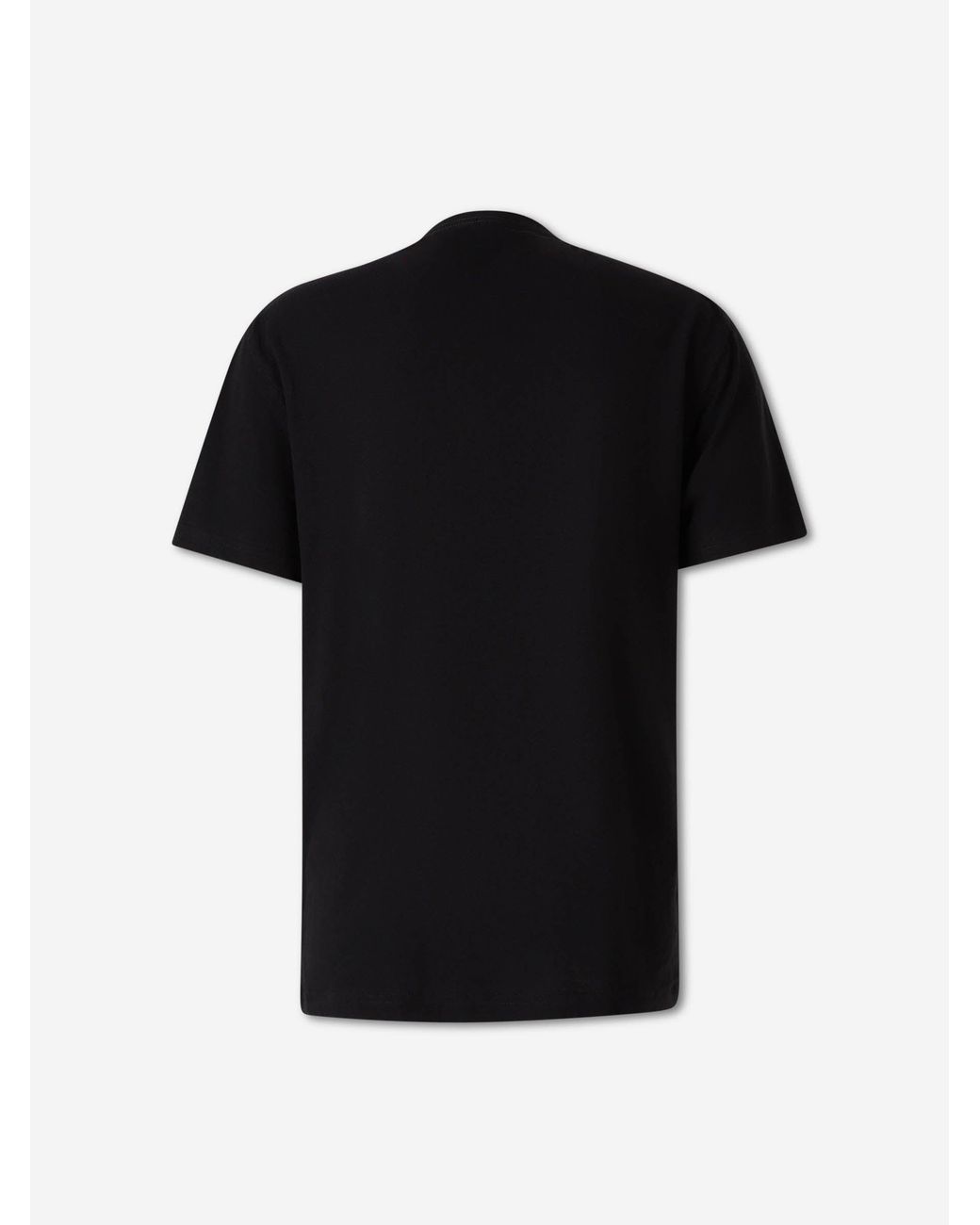 McQueen Black Sketch Anatomy T-Shirt for men