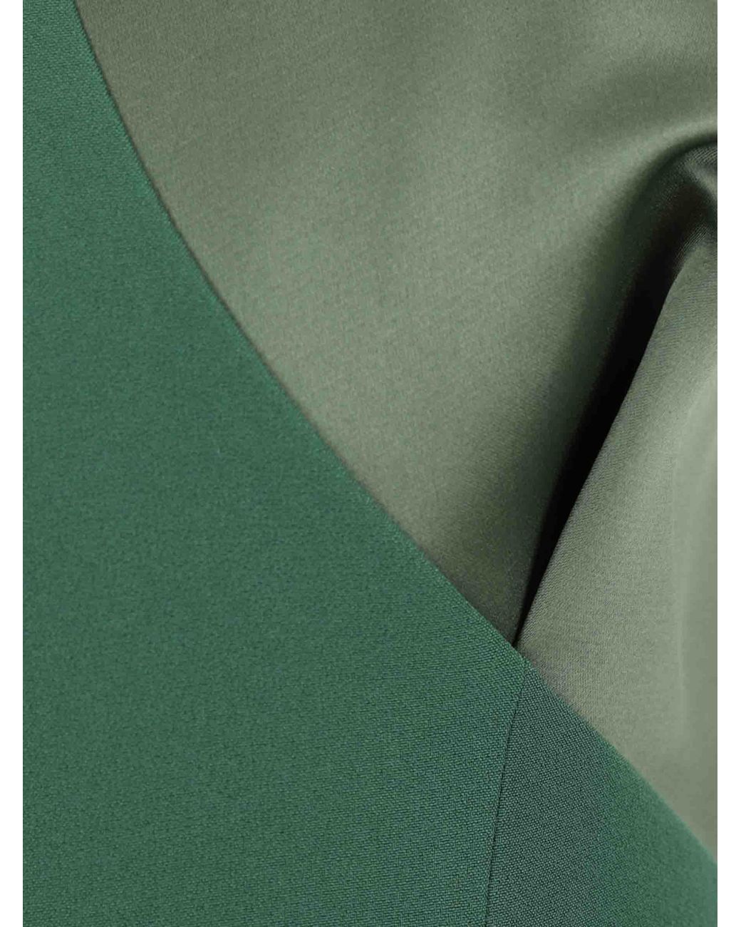 Safiyaa Green Drew Maxi Dress