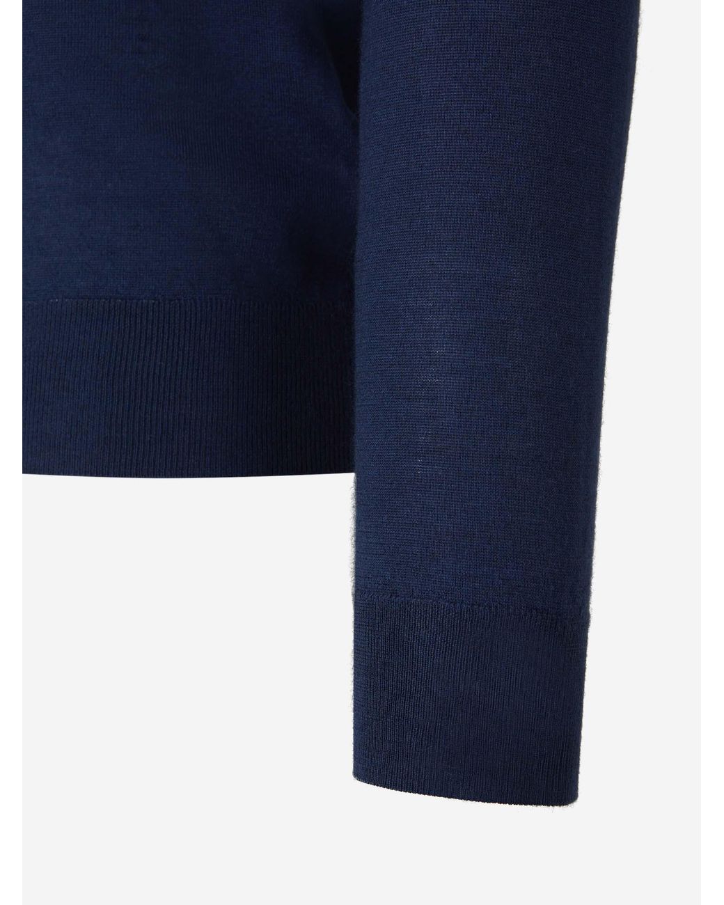 Santa Eulalia Blue Cashmere And Silk Sweater for men