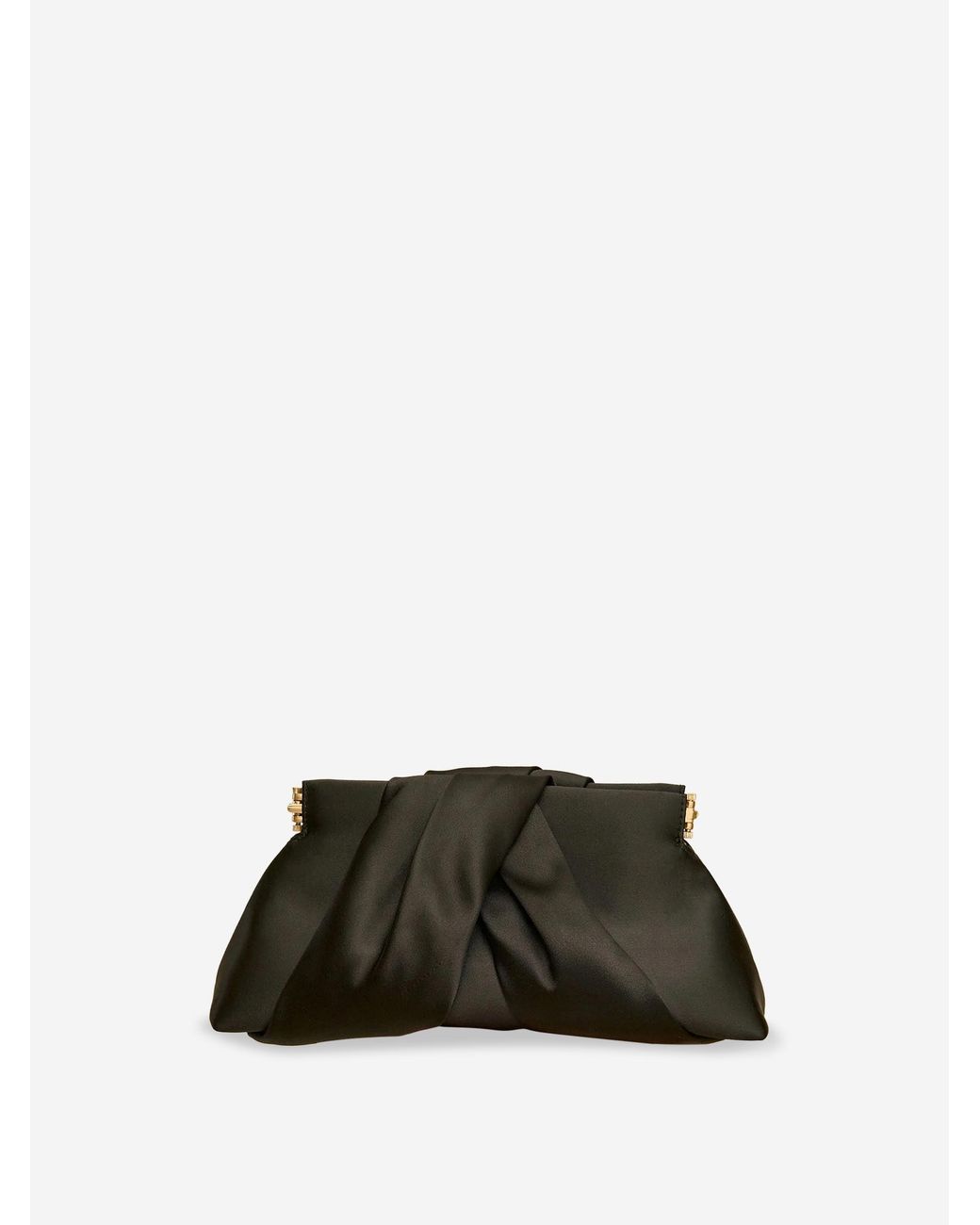 Cult Gaia Black Clutch Mini Lia