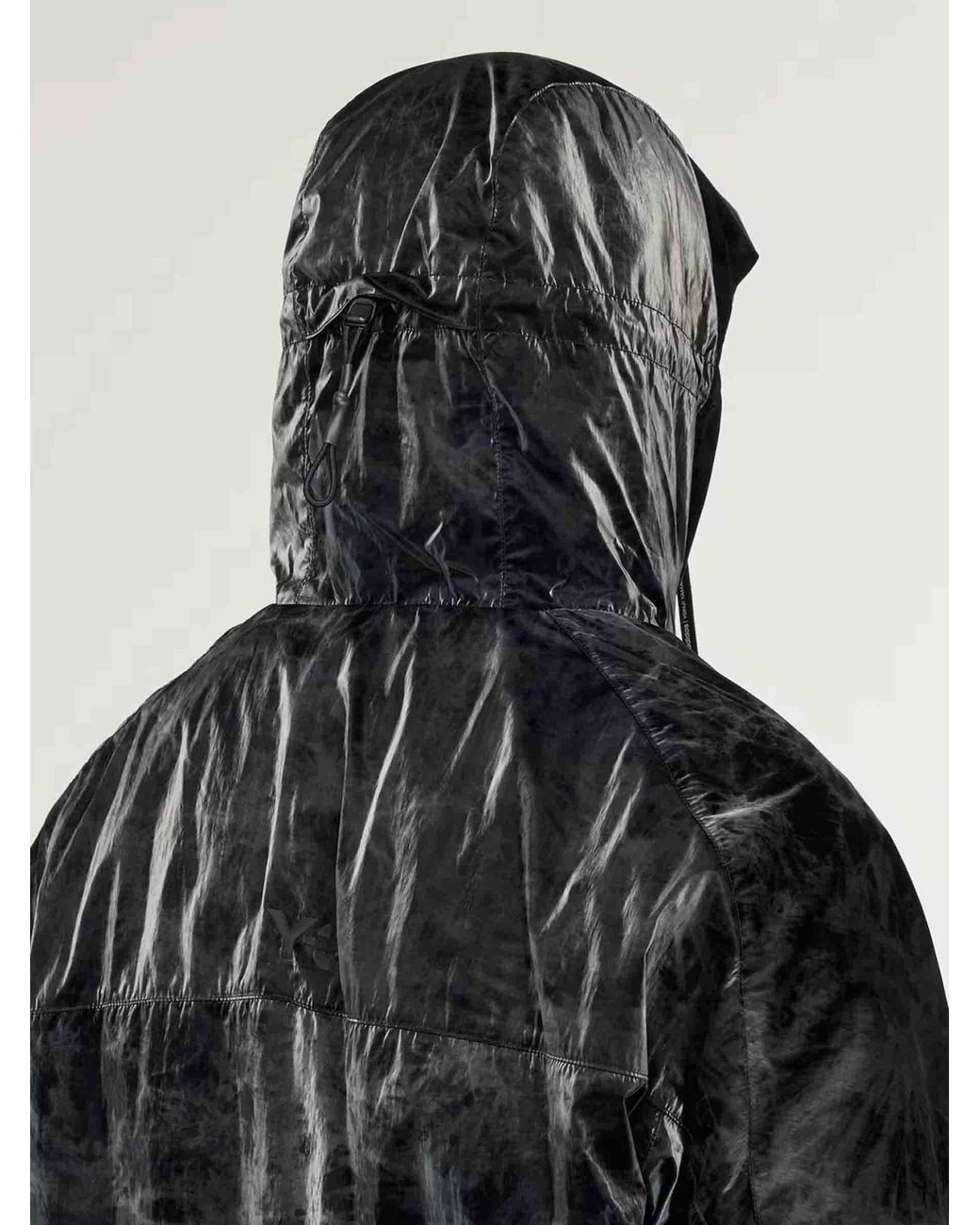Y-3 Black Y-3 Marble Nylon Windbreaker for men