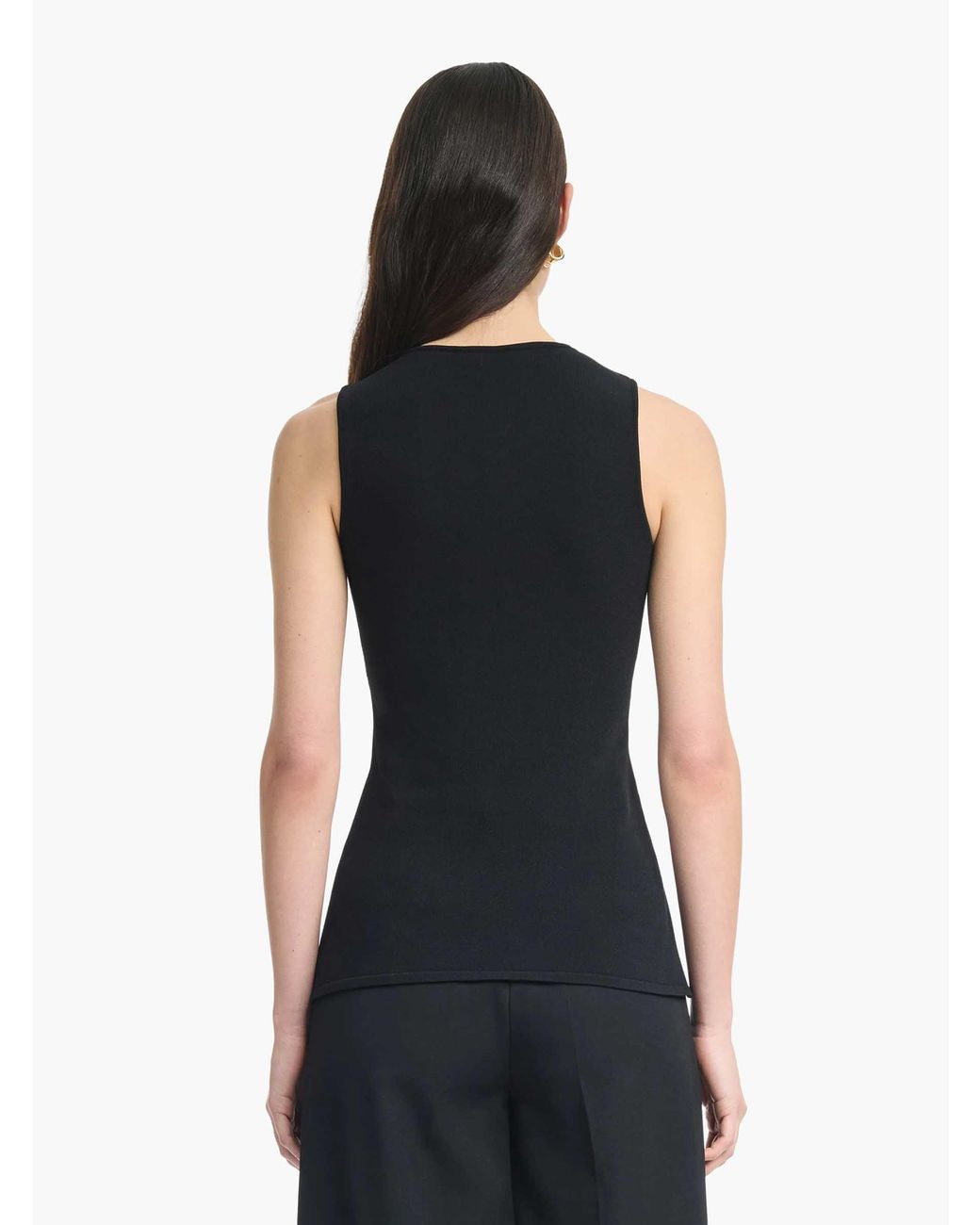 Altuzarra Black Harper's Point Top