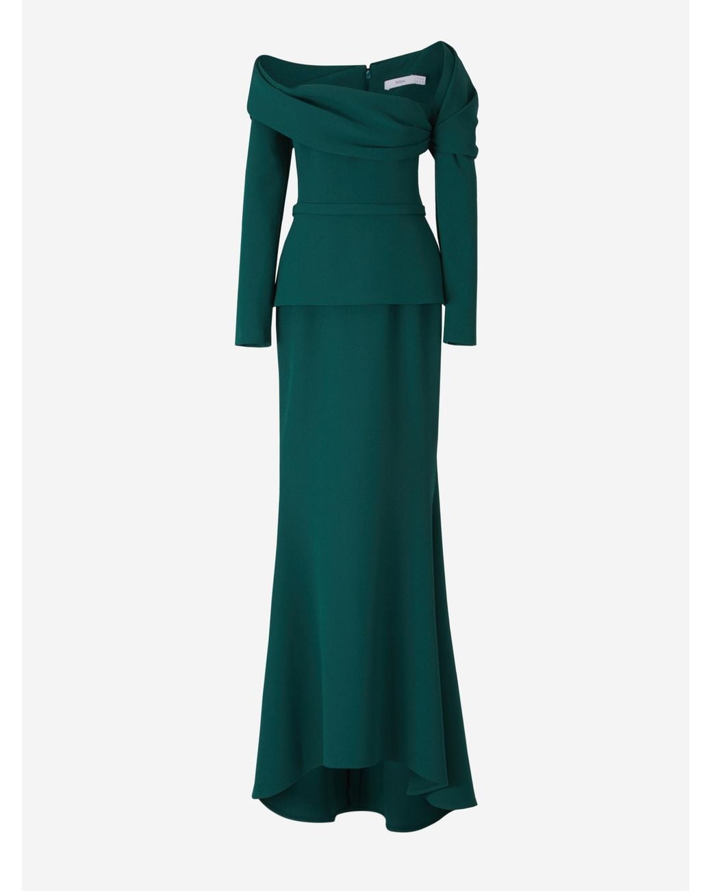Safiyaa Green Andra Carolina Maxi Dress