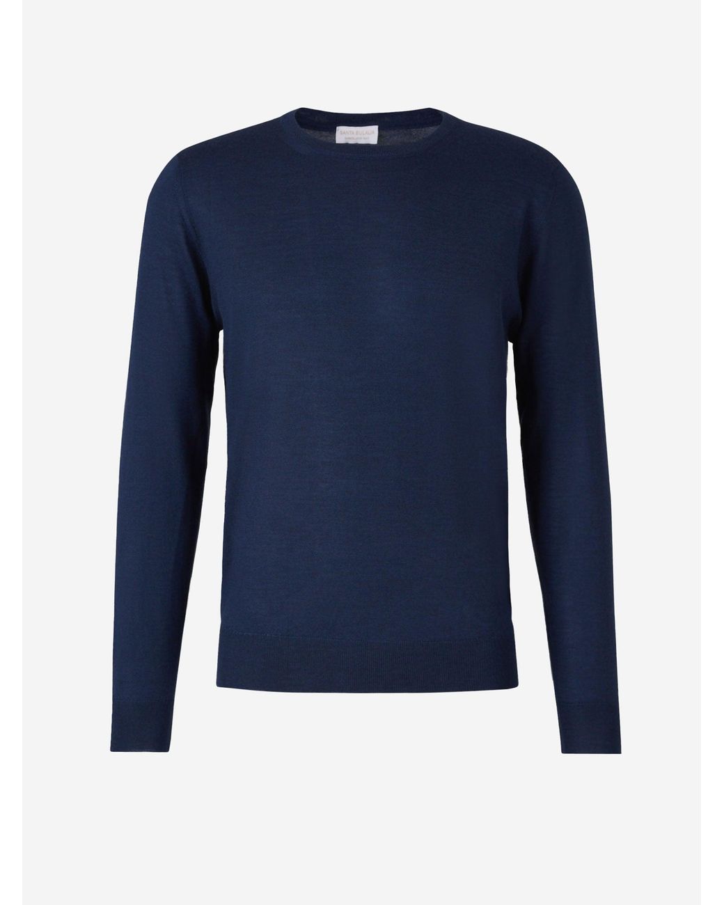 Santa Eulalia Blue Cashmere And Silk Sweater for men