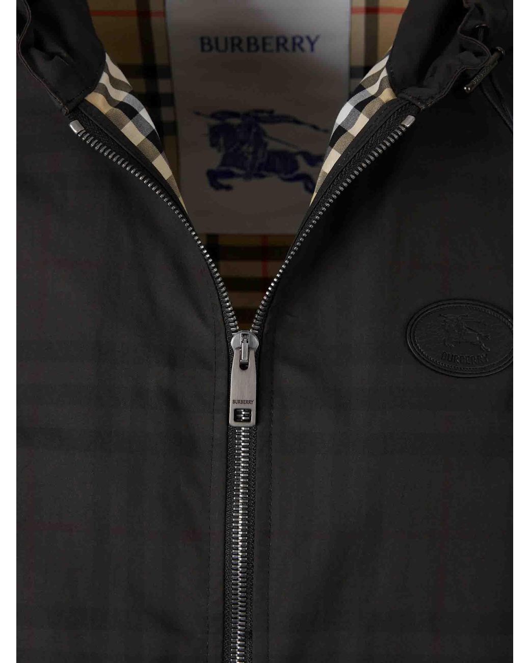 Burberry Black Newport Cotton Jacket for men