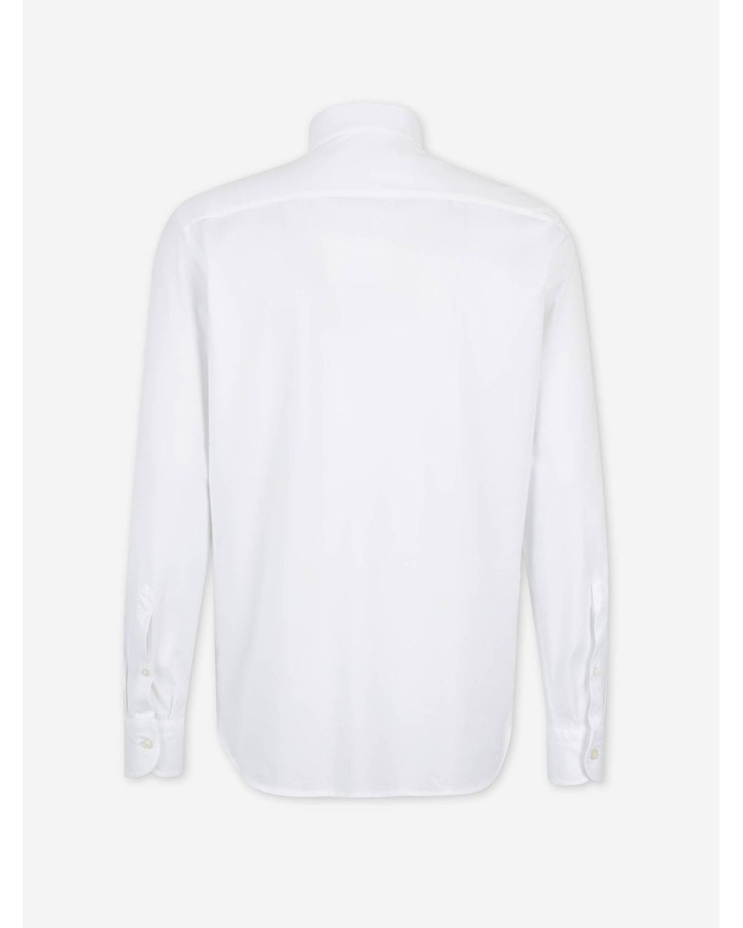 Santa Eulalia White Cotton Dress Shirt for men