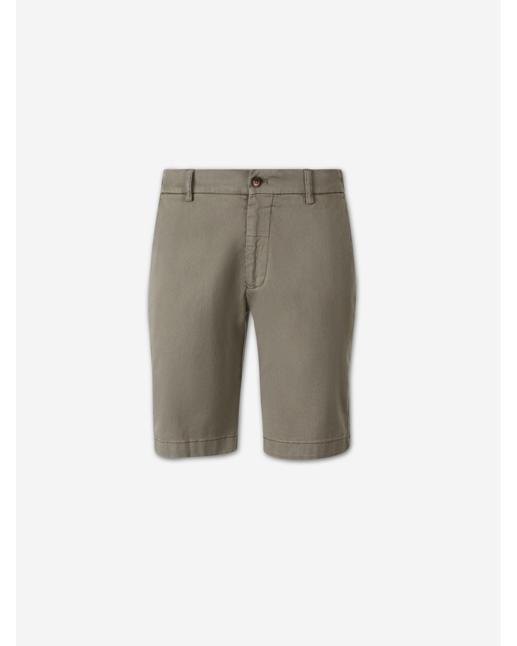 Santa Eulalia Gray Straight Bermuda Shorts for men