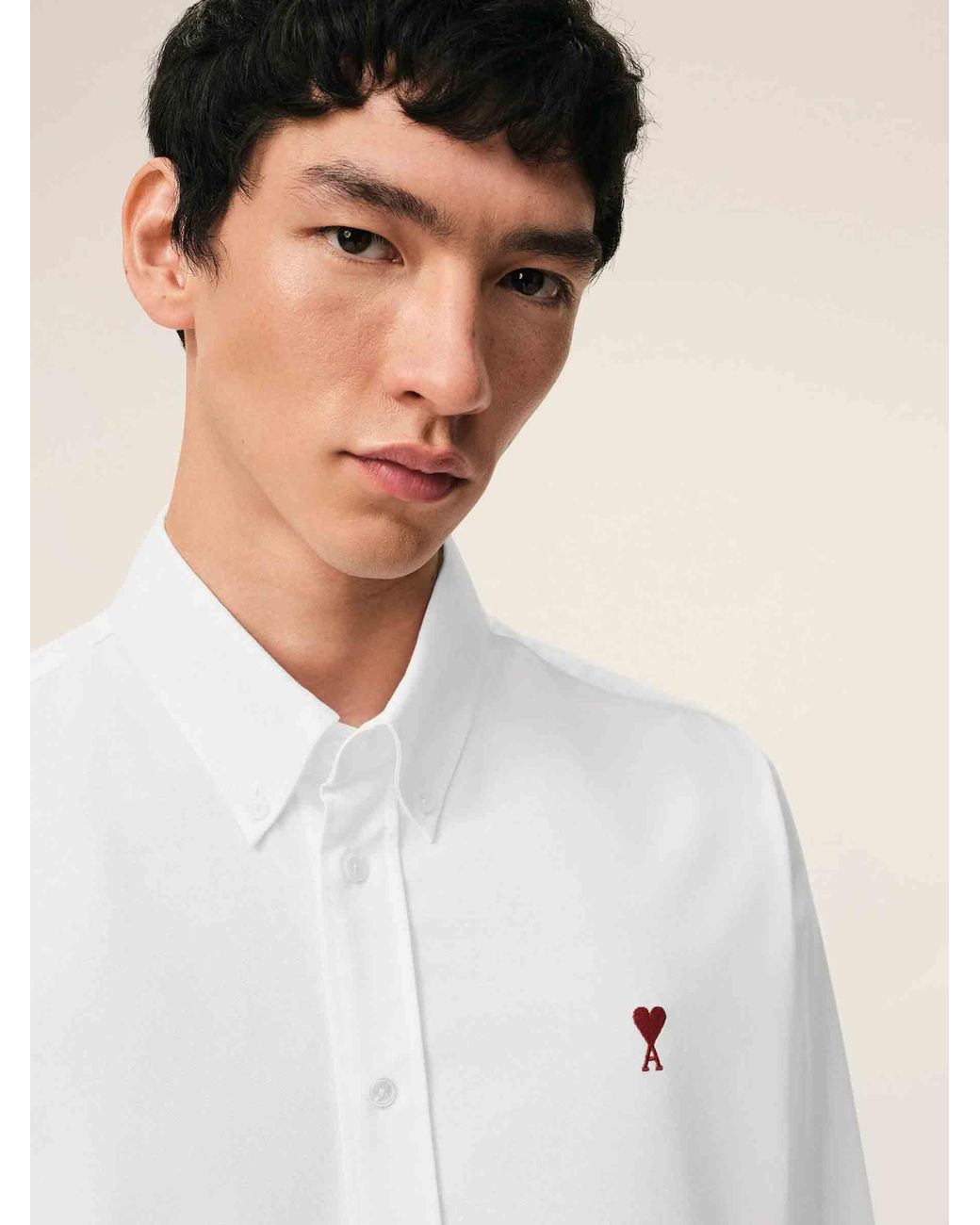 AMI White Logo Shirt