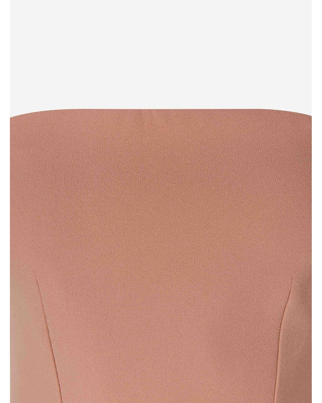 Safiyaa White Maxi Strapless Dress