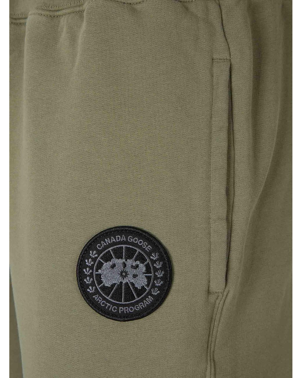 Canada Goose Green Loon Cotton Joggers for men