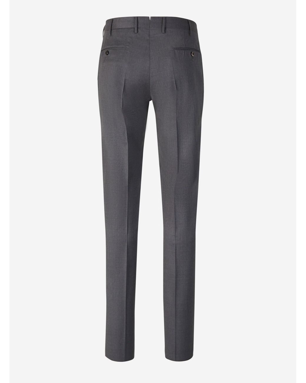 PT Torino Blue Slim Wool Pants for men
