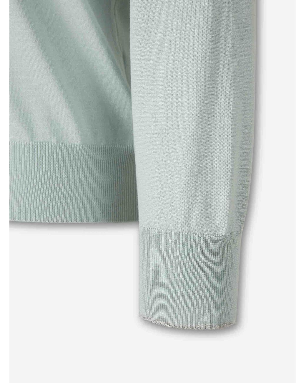 Santa Eulalia Blue Crew Neck Sweater for men