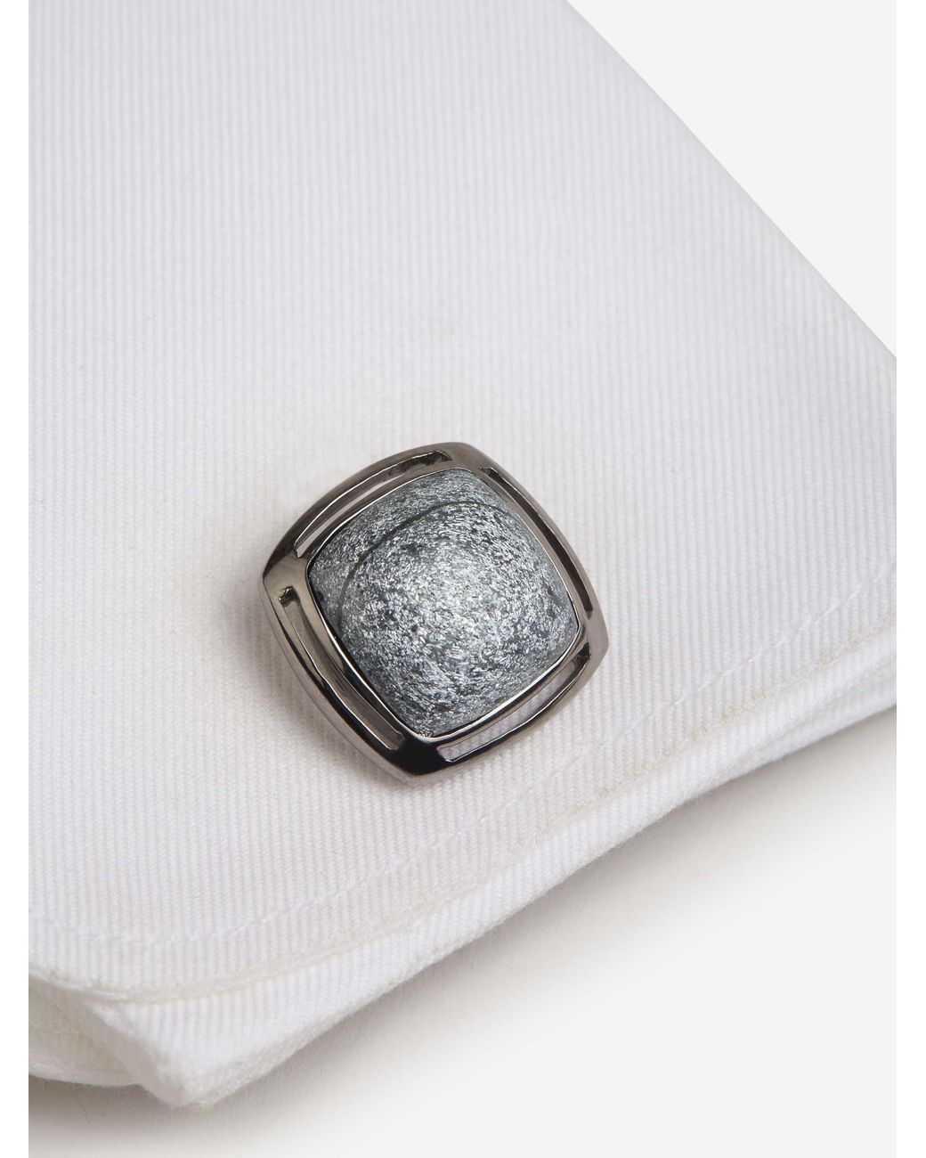 Tateossian Metallic Specular Hematite Cufflinks for men