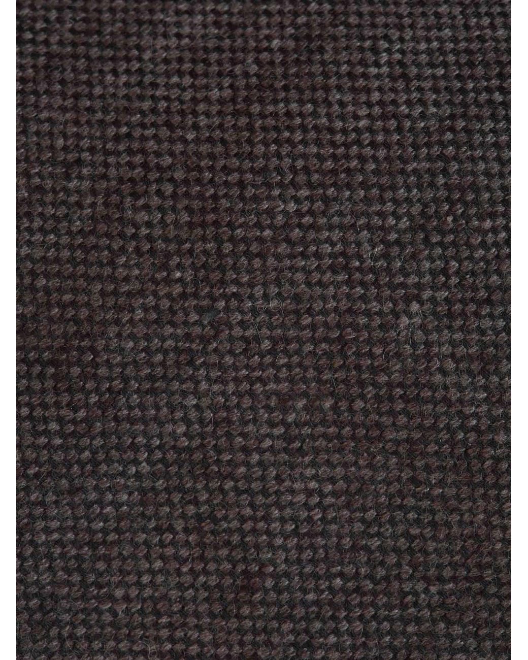 Santa Eulalia Brown Plain Silk Tie for men