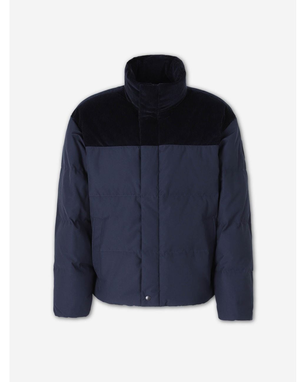 Canada Goose Blue Short Feathered Down Jacket for men
