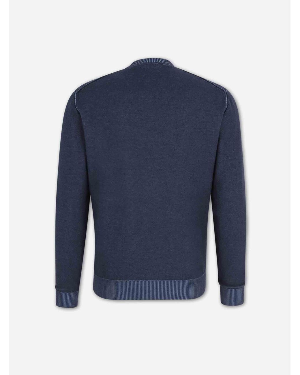 Santa Eulalia Blue Fine Knit Sweater for men