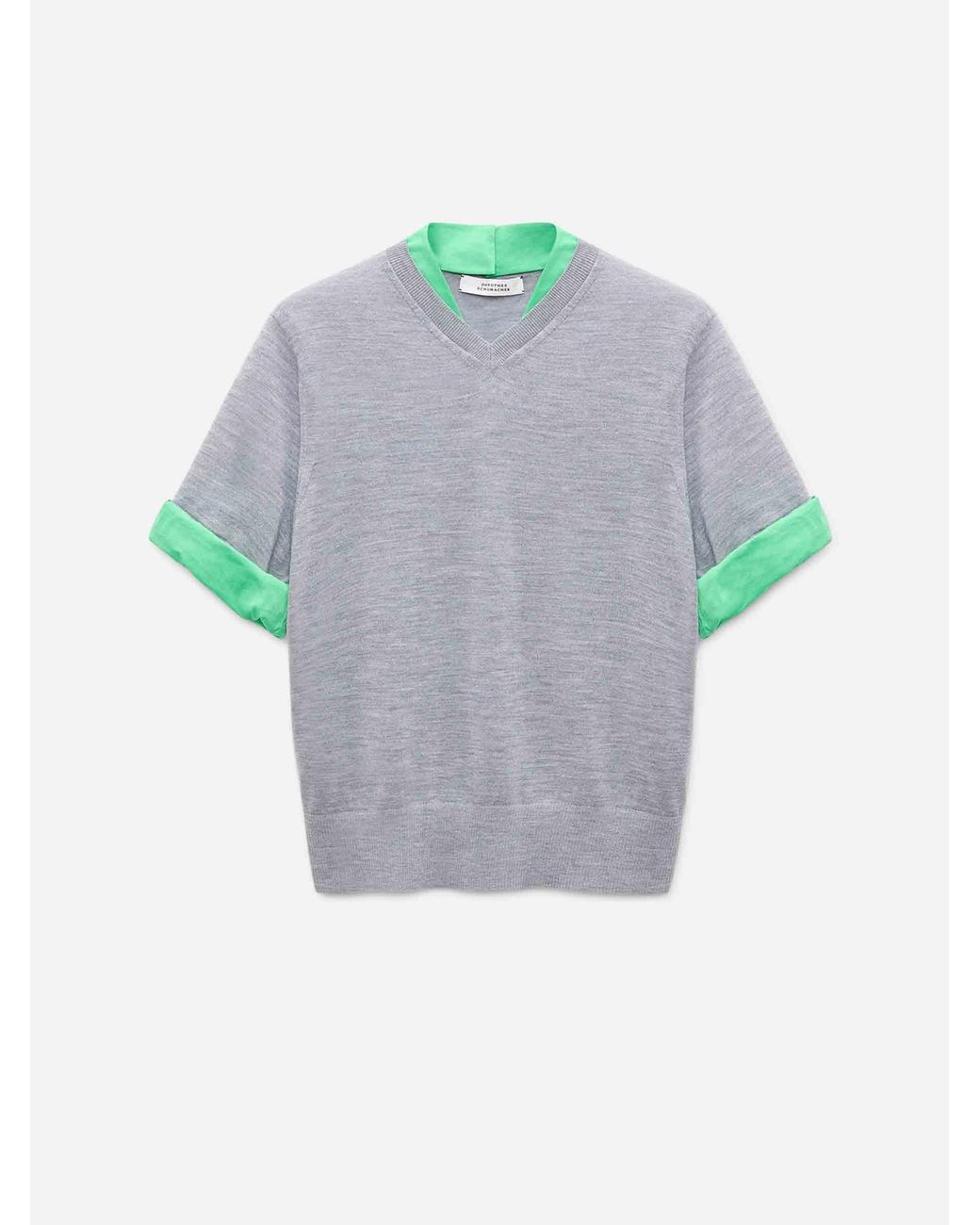 Dorothee Schumacher Blue Wool Knit Sweater